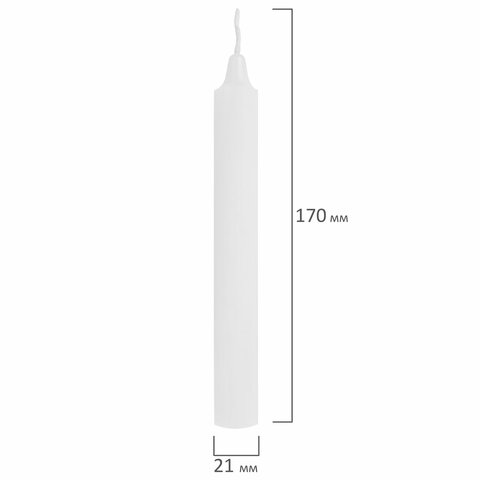 Свечи хозяйственные Maxi Life, до 6 часов, КОМПЛЕКТ 25 шт., H=170 мм, D=21 мм, в коробке, LAIMA, 609203