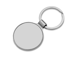 Брелок «Light Steel Rnd», Цвет серебристый