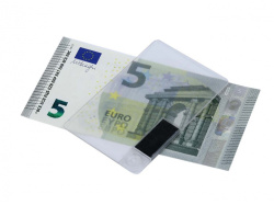 USB 2.0- флешка на 8 Гб в виде прозрачной пластиковой карты, Размер 8Gb, Цвет прозрачный