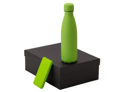 Подарочный набор «COLOR IT» с термобутылкой и повербанком, Размер 10000 mAh, Цвет зеленое яблоко