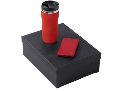 Подарочный набор "COLOR IT" c термокружкой и повербанком, Размер 10000 mAh, Цвет красный
