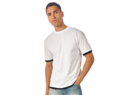 Футболка «Rotterdam» мужская, Размер S, Цвет белый/черный