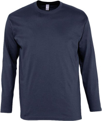 Футболка с длинным рукавом Monarch 150, темно-синяя (navy), S–3XL