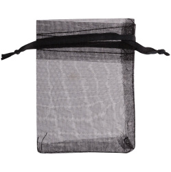 Мешочек подарочный Gauze, черный, 7x8,5 см