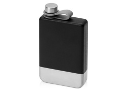 Фляжка с матовым покрытием «Patagonia», Цвет черный/серебристый