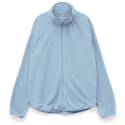 Куртка флисовая унисекс Fliska, голубая, XS–XXL