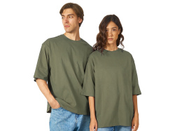 Футболка оверсайз «Berlin» унисекс, Размер XS-S, Цвет хаки
