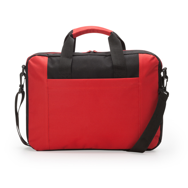 Мягкая сумка для ноутбука LORA / Сумка с внешним карманом, ручками и ремнём с карабином 