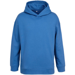 Худи оверсайз унисекс Tolla, синее (джинс), XS–XXL