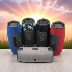 Портативная Bluetooth колонка J-XTREMEN-S, FM-радио, поддержка MicroSD и USB, AUX, цвет в ассортименте / Музыка всегда с вами