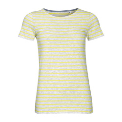 Футболка Miles Women серая с желтым, XS–XXL