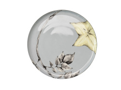 Тарелка «PLATE 2 BER», Цвет голубой/желтый