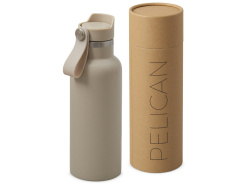 Вакуумная термобутылка «Pelican», 500 мл, Цвет бежевый