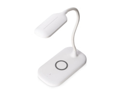 Настольный светильник с беспроводной зарядкой «Nimble», 10 Вт, Цвет белый