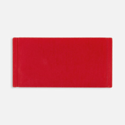 Лейбл из ПВХ Dzeta, XS, красный, 2х4х0,2 см