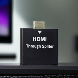 Адаптер H147 HDMI Splittle 1F/2M, черный / Универсальный HDMI Splitter для подключения нескольких устройств