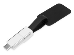 Зарядный кабель «Charge-it» 3 в 1, Цвет черный/белый