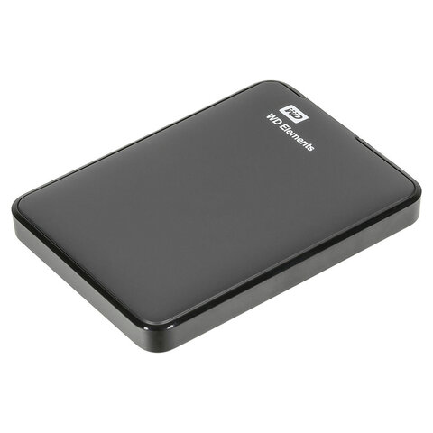 Внешний жесткий диск WD Elements Portable 2TB, 2.5", USB 3.0, черный, WDBU6Y0020BBK-WESN