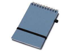 Блокнот «Toledo S» с обложкой из пшеницы и пластика, Размер В7, Цвет синий