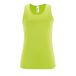 Майка женская Sporty TT Women, зеленое яблоко, XS–XXL