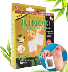 Детоксикационный пластырь Киноки Kinoki C&E Foot Patch(10 патчей) продажа и отгрузка коробками кор/120шт