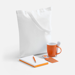 Набор Welcome Pack, оранжевый с белым, 35х40 см