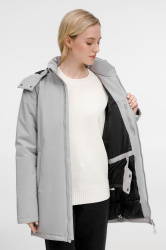 Куртка-парка унисекс Sfera, светло-серая, S–4XL