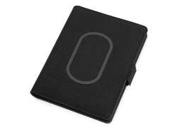 Органайзер с беспроводной зарядкой «Powernote», 5000 mAh, Цвет темно-серый