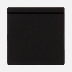 Лейбл из ПВХ Kare, черный, 3х3х0,2 см