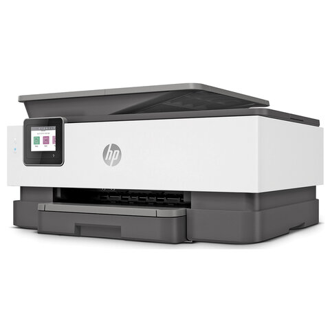 МФУ струйное HP OfficeJet Pro 8023 "3 в 1" A4, 29 стр./мин, 20000 стр./месяц, 1200х1200, ДУПЛЕКС, Wi-Fi, сетевая карта, 1KR64B