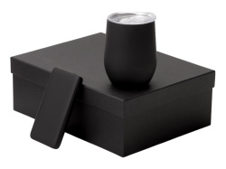 Подарочный набор «COLOR IT» с термокружкой и повербанком, Размер 10000 mAh, Цвет черный