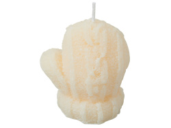 Свеча «Рукавичка», Цвет молочный