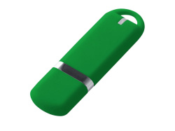 USB 2.0- флешка на 32 Гб, soft-touch, Размер 32ГБ, Цвет зеленый