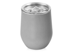 Вакуумная термокружка «Sense», непротекаемая крышка, крафтовая упаковка, Цвет серый