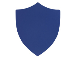 Патч «Щит», soft-touch, Цвет синий