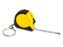 Рулетка-брелок «Habana», 1м, Цвет желтый