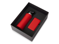 Подарочный набор «COLOR IT» с бутылкой для воды и повербанком, 5000 mAh, Размер 5000 mAh, Цвет красный