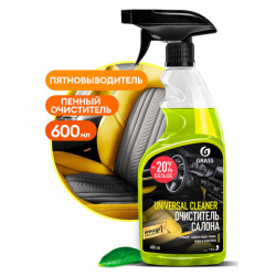 Очиститель салона для велюра, кожи, пластика, 600 мл, GRASS UNIVERSAL CLEANER, триггер, 110392