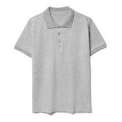 Рубашка поло мужская Virma Stretch, серый меланж, S–3XL