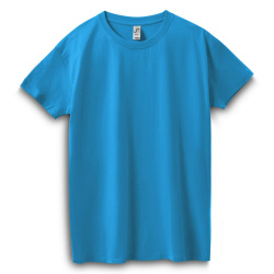 Футболка Imperial 190, ярко-бирюзовая, XS–5XL