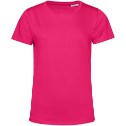 Футболка женская E150 Inspire (Organic), ярко-розовая (фуксия), XS–XXL