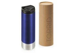 Герметичная термокружка c двойными стенками и медным слоем  «Torrid», 470 мл, Цвет темно-синий