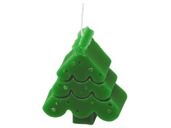 Свеча «Елочка», Цвет зеленый