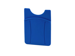 Картхолдер для телефона с держателем «Trighold», Цвет ярко-синий