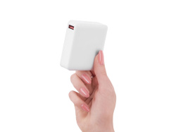 Внешний аккумулятор «Brick 10» с быстрой зарядкой QC/PD, 10000 мАч, Размер 10000 mAh, Цвет белый