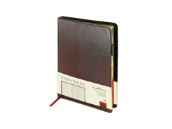 Ежедневник полудатированный портфолио А5 «Profy», Цвет коричневый