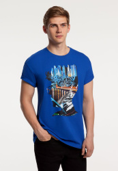 Футболка Moscow Boy, ярко-синяя, S–XXL