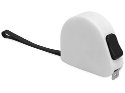 Рулетка «Meter» софт-тач, 3м, Цвет белый