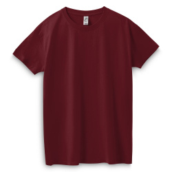 Футболка Imperial 190, гранатово-красная, S–XXL