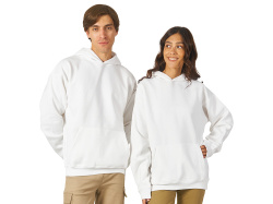 Толстовка с капюшоном оверсайз «Berlin» унисекс, Размер XL-2XL, Цвет белый